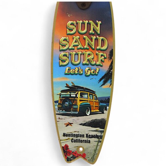 Sun Sand Surf Surfboard Wall Mount Bottle Opener - Picture 3 of 4